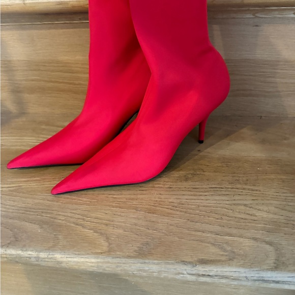 Balenciaga red booties - Picture 2 of 7